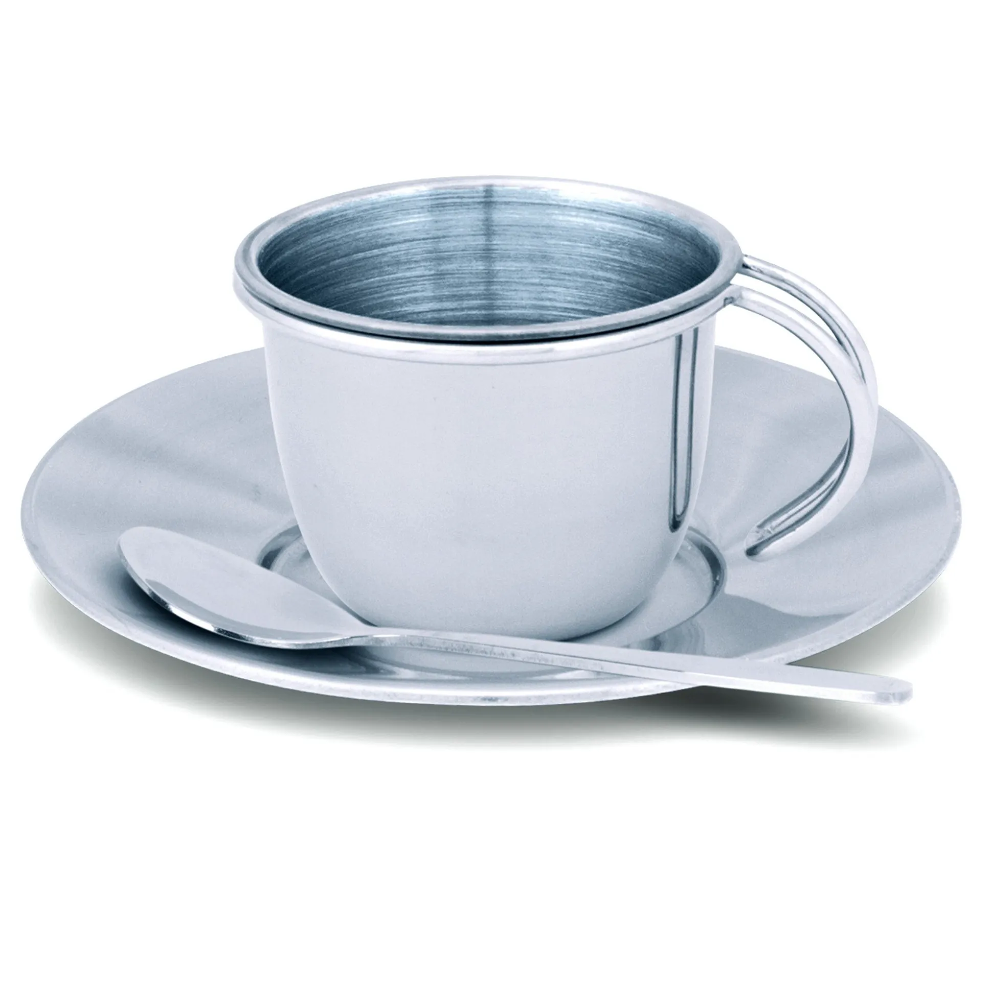 Stainless Steel Tea Set with Storage Stand