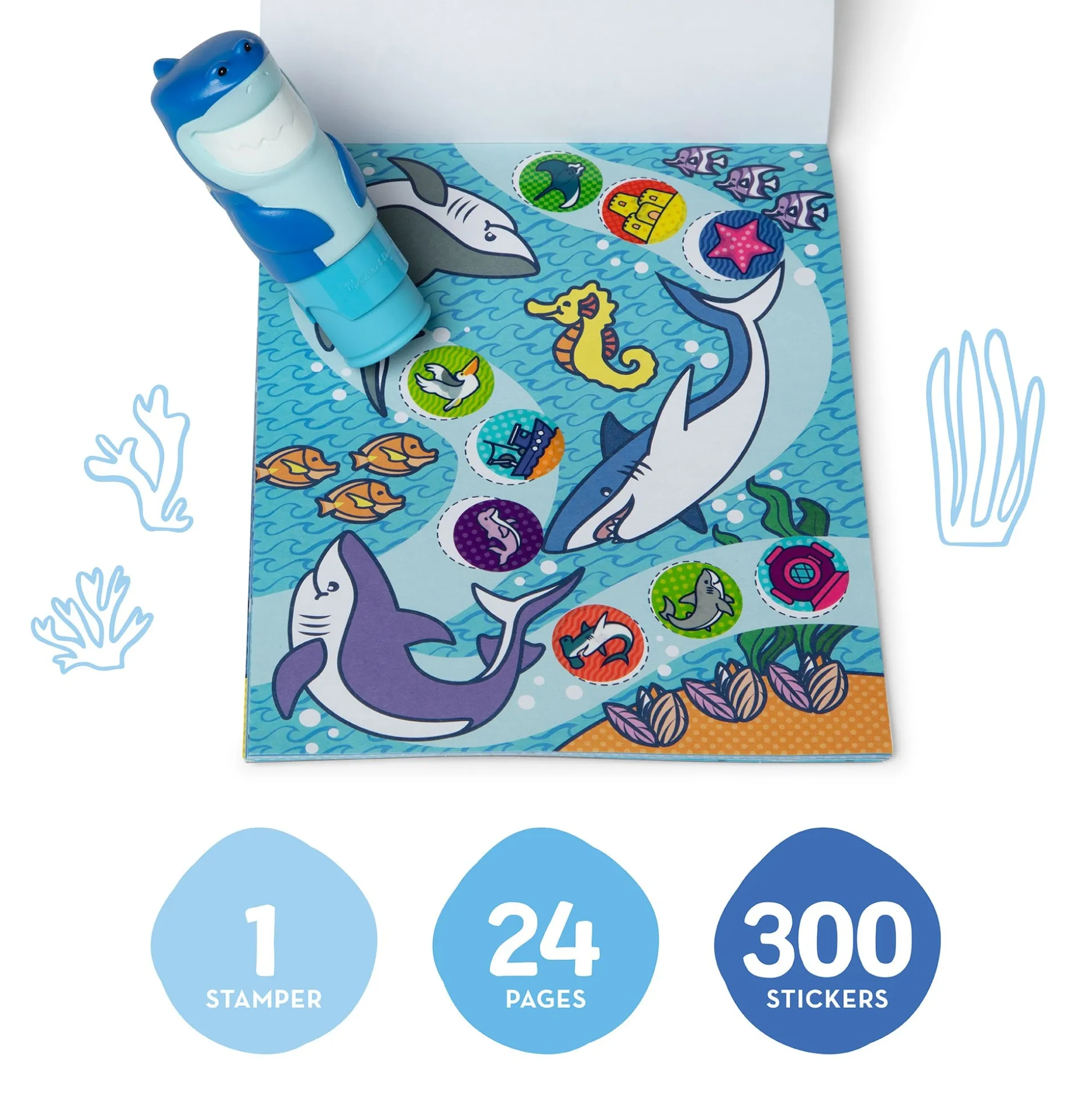 Sticker WOW!™ Activity Pad & Sticker Stamper - Shark