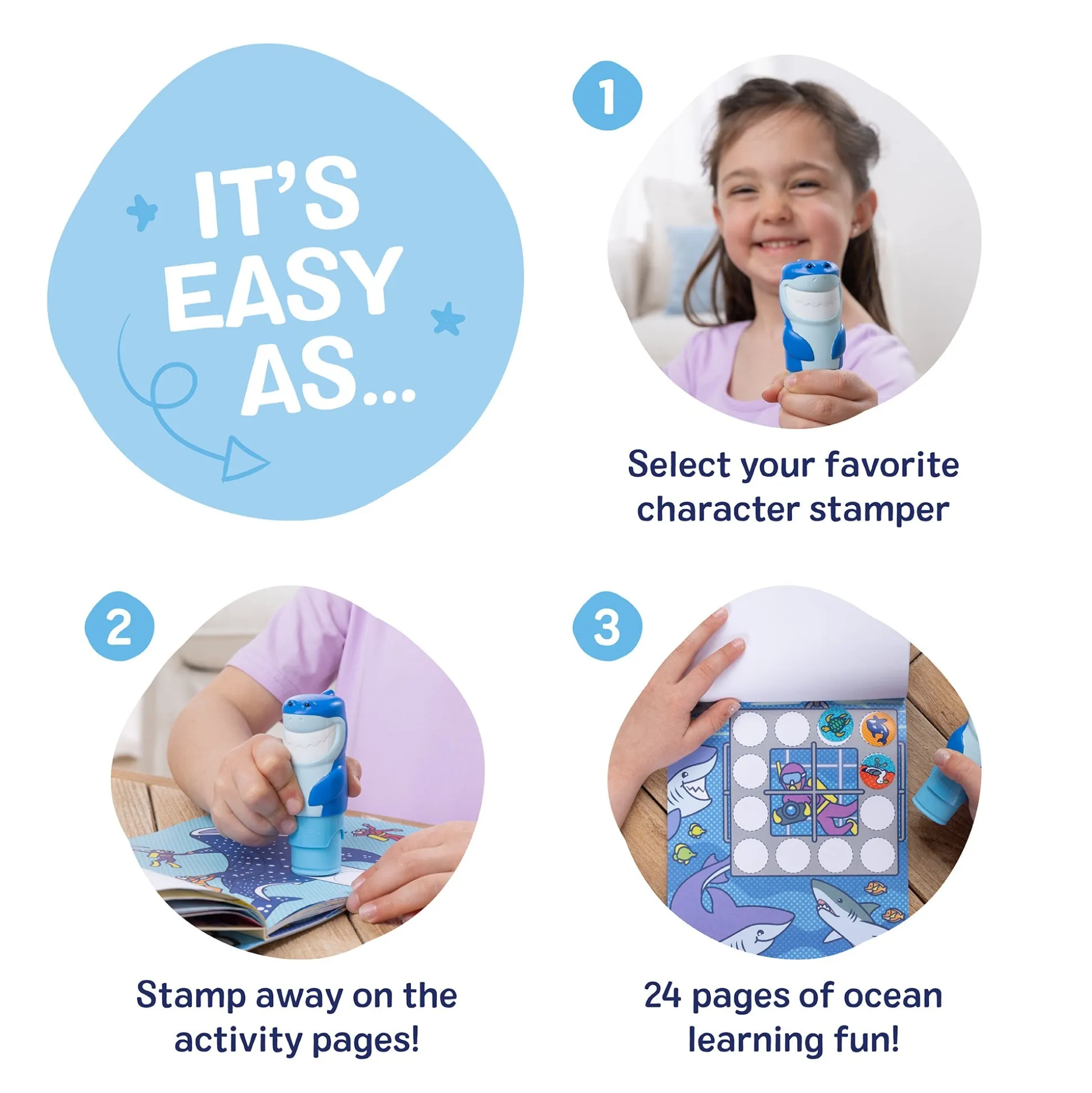 Sticker WOW!™ Activity Pad & Sticker Stamper - Shark