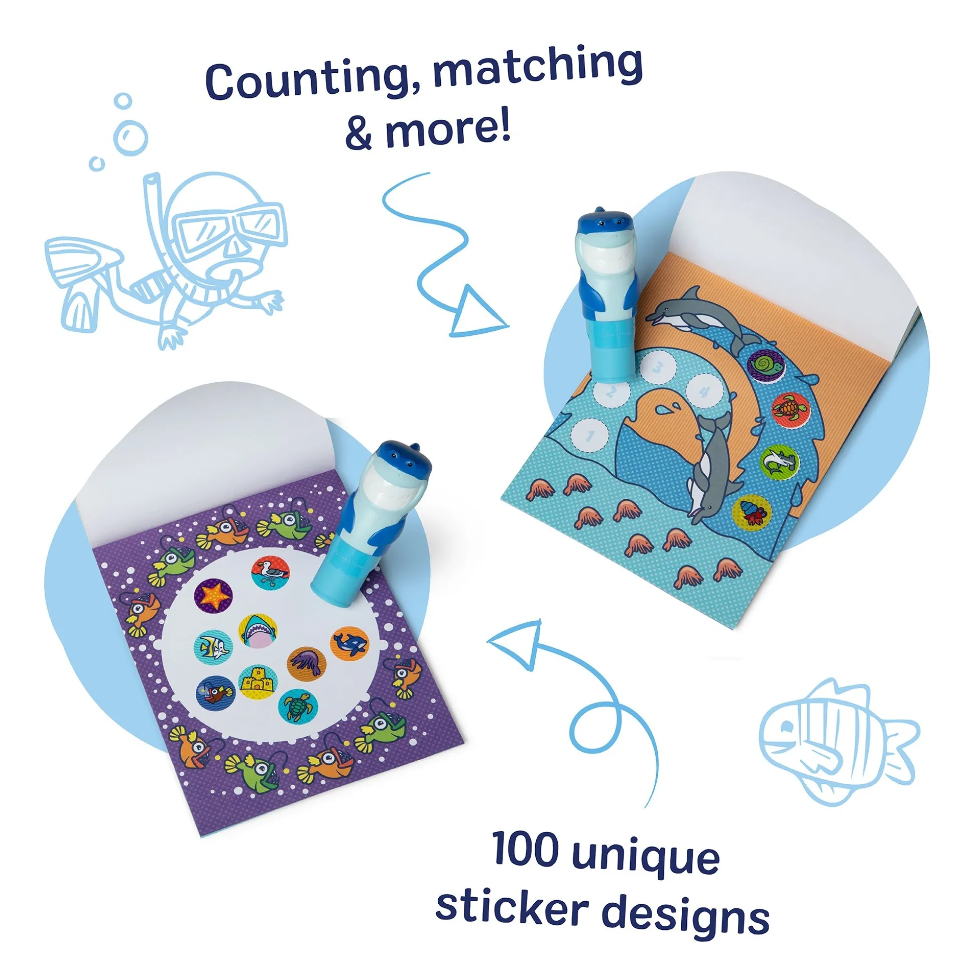 Sticker WOW!™ Activity Pad & Sticker Stamper - Shark