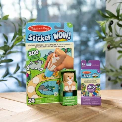 Sticker WOW!™ Bunny Bundle: Activity Pad & Sticker Stamper + Mini Activity Pad and 200 Refill Stickers