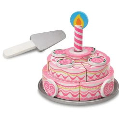 Triple-Layer Party Cake - Wooden Play Food
