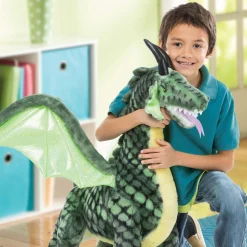 Winged Dragon Lifelike Plush Stuffed Animal