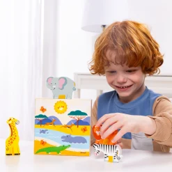 Wooden Animal Matching - Safari