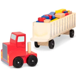 Wooden Big Rig Building Set