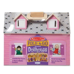 Wooden Fold & Go Dollhouse