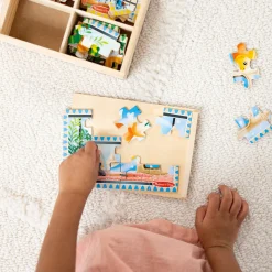Wooden Jigsaw Puzzles in a Box - Pets
