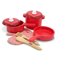 Wooden Kitchen Accessory Play Set