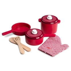 Wooden Kitchen Accessory Play Set