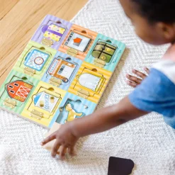 Wooden Magnetic Hide & Seek Board