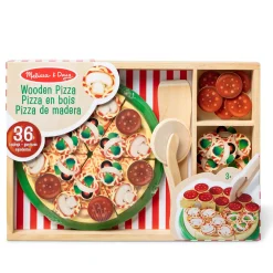 Wooden Pizza Party Play Set