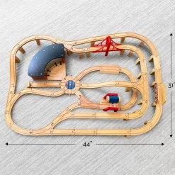 Wooden Railway Set