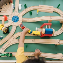 Wooden Railway Set