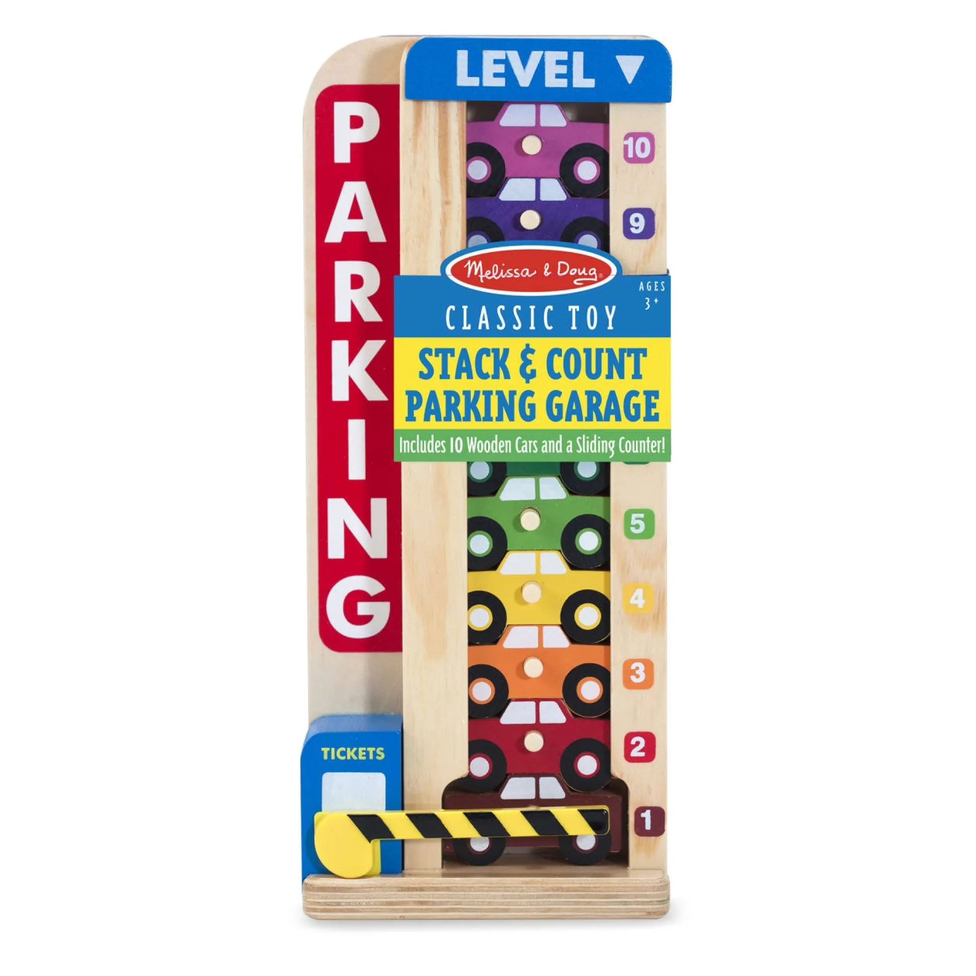 Wooden Stack & Count Parking Garage