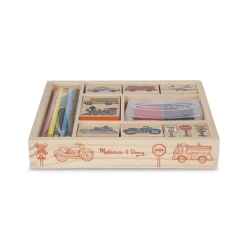 Wooden Stamp Set - Vehicles