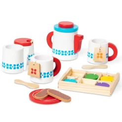 Wooden Steep & Serve Tea Set