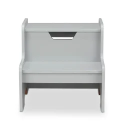 Wooden Step Stool – Gray