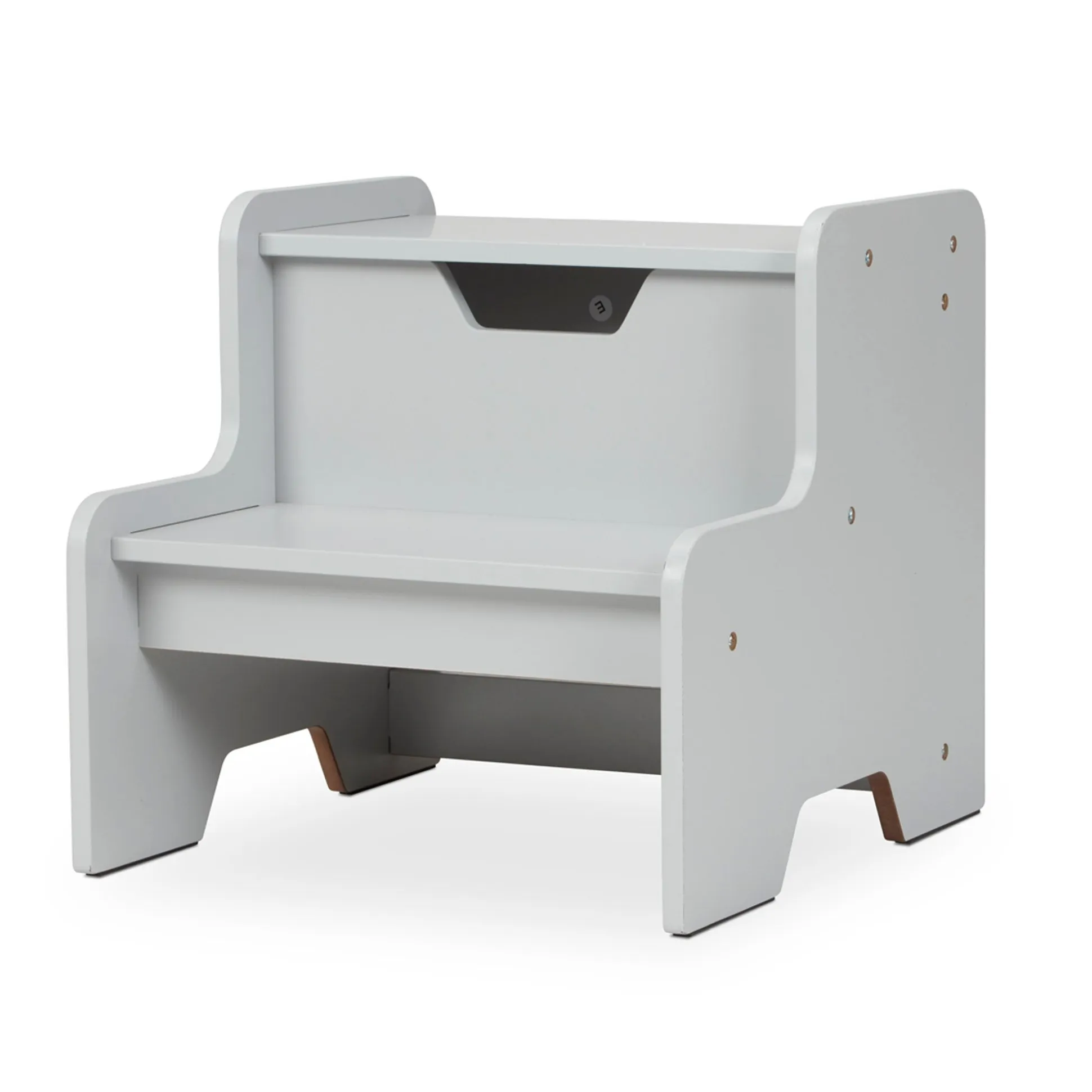 Wooden Step Stool – Gray