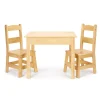 Wooden Table & Chairs - Natural