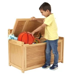 Wooden Toy Chest (Honey)