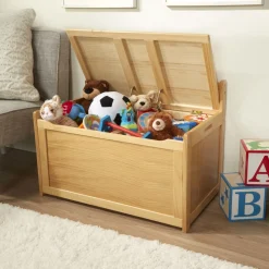 Wooden Toy Chest (Honey)